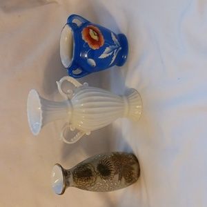 Flower vase lot of 3